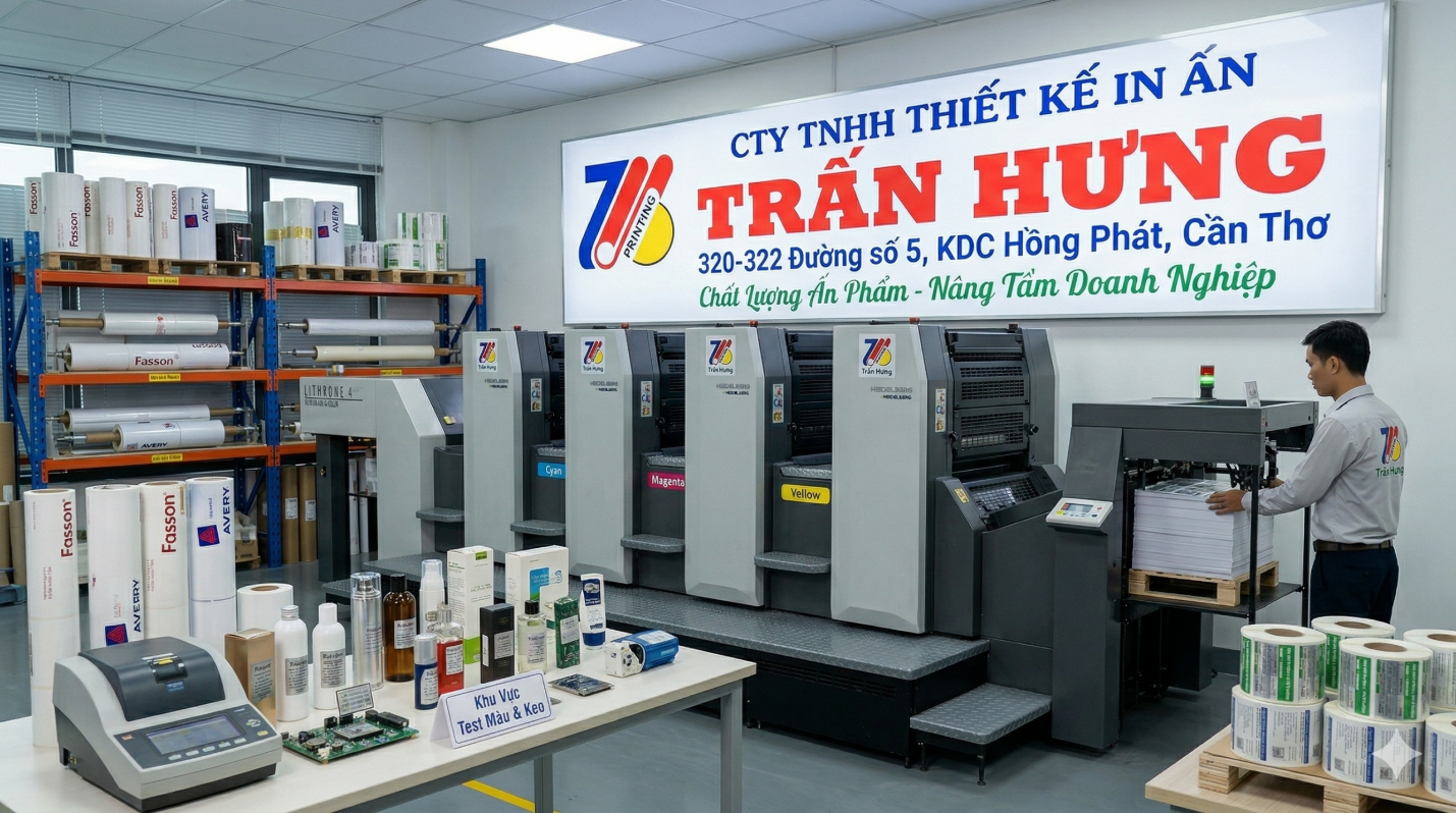 Năng lực in ấn catalogue tại nhà máy Trấn Hưng Cần Thơ